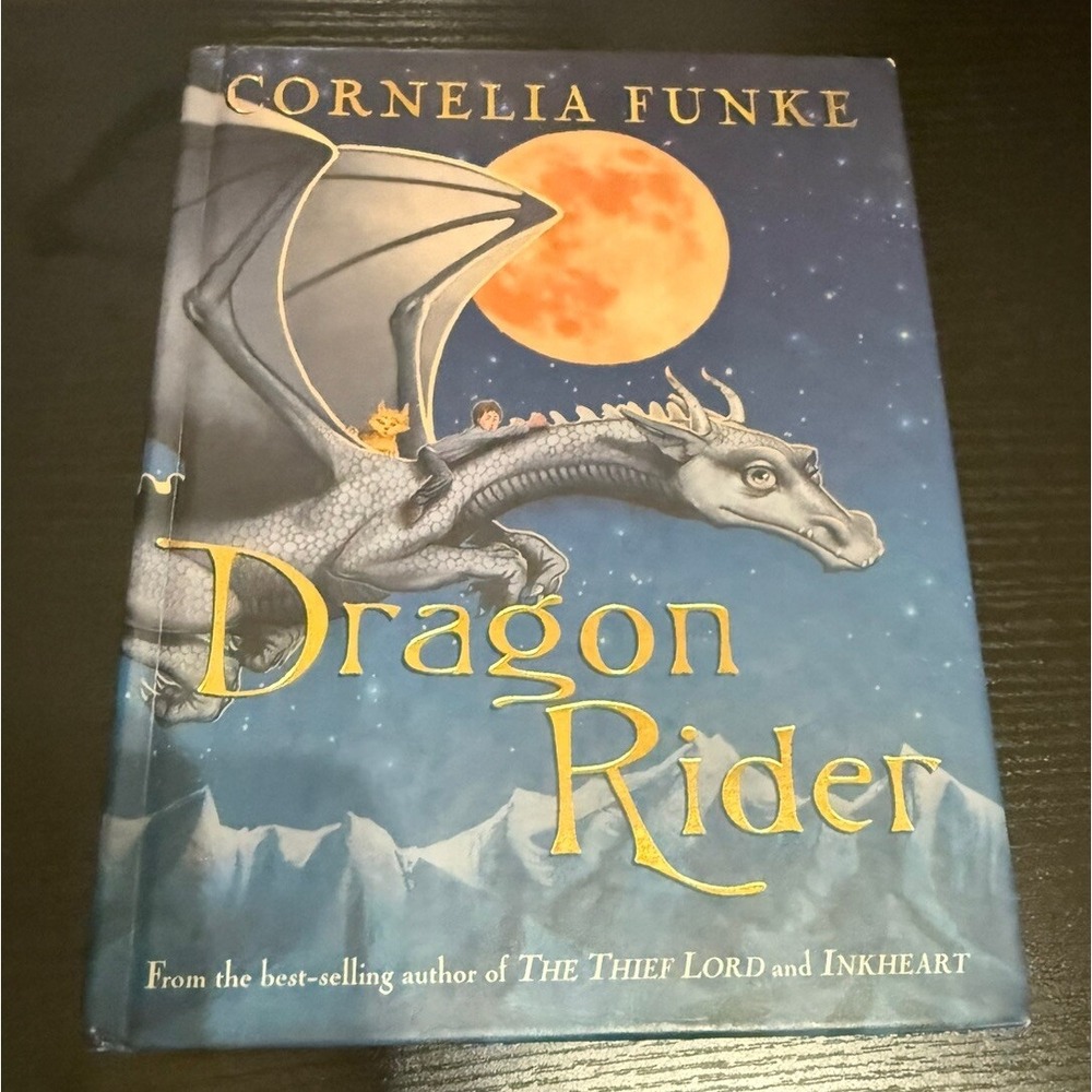 Dragon Rider by Cornelia Funke Hard Cover Used